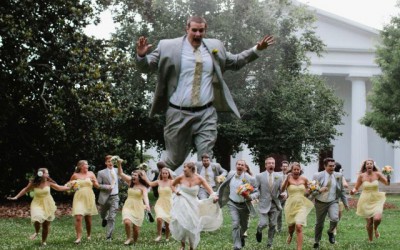 Szörnyeteg férjes esküvői fotó