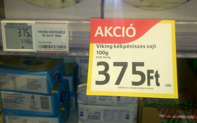 Újabb kihagyhatatlan Tesco termék: Viking kékpéniszes sajt