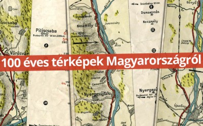 100 évvel ezelőtti magyar autós térkép