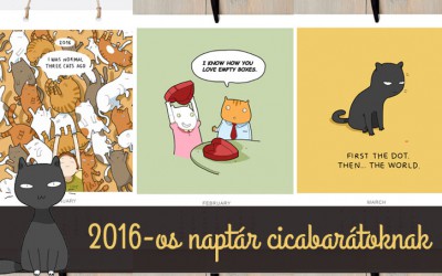 Újévi ajándék: 2016-os cicás naptár