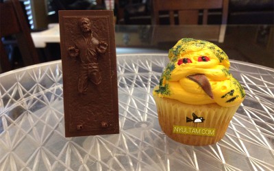 Csokiba fagyott Han Solo és muffin Jabba