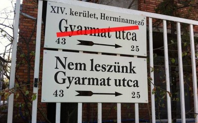 Utca átnevezés Fidesz módon